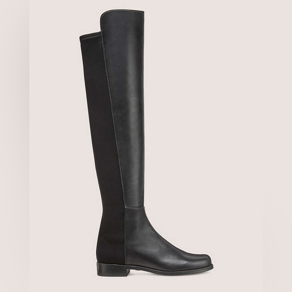 Stuart Weitzman 5050 Leather OTK Boot - Picture 1 of 8